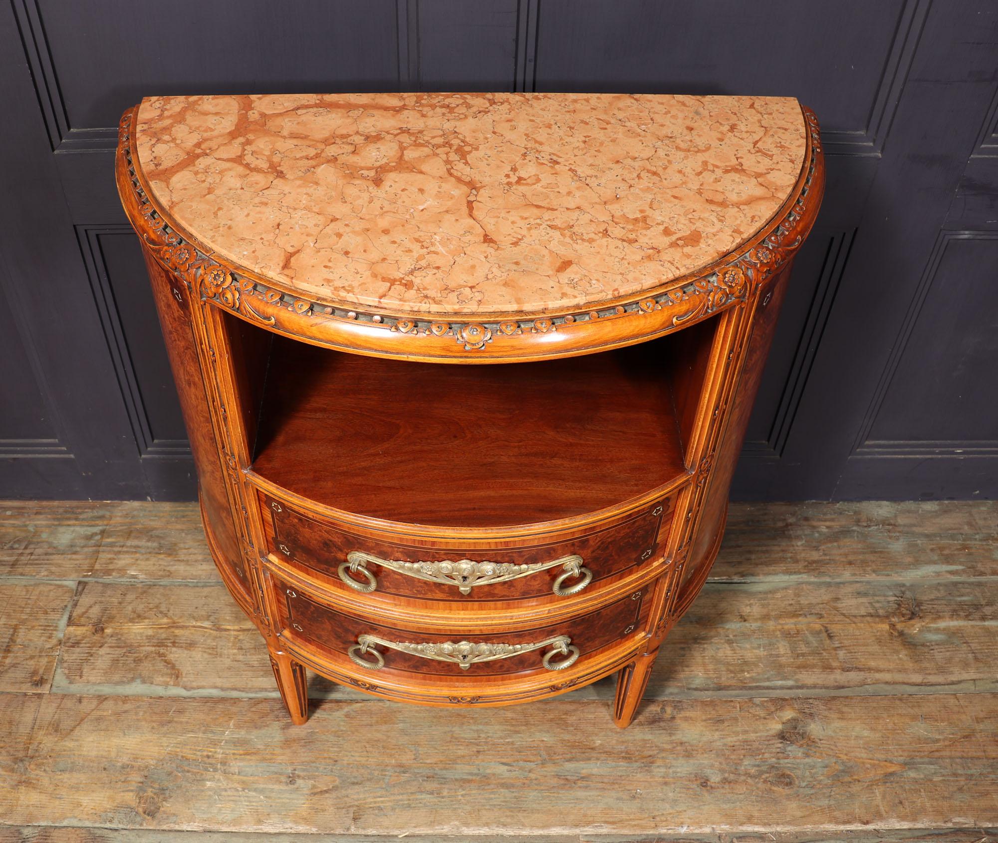 Marble Art Deco Commode by Majorelle c1920 For Sale