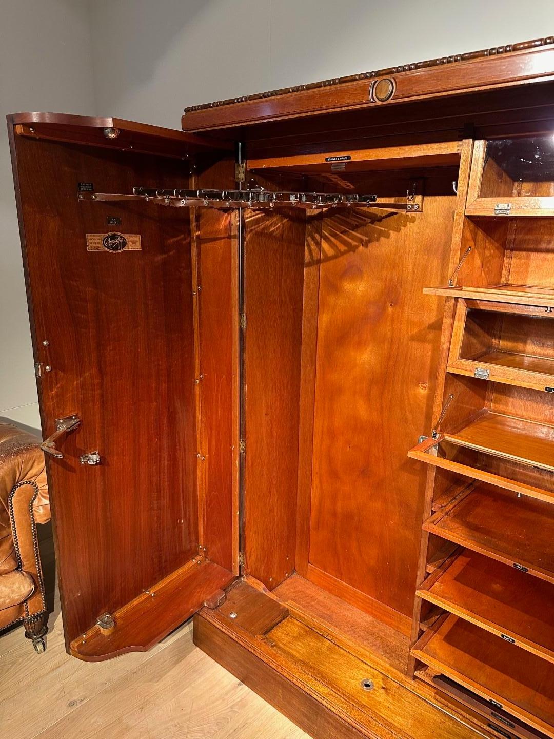 Art Deco Compactom ladies wardrobe 10