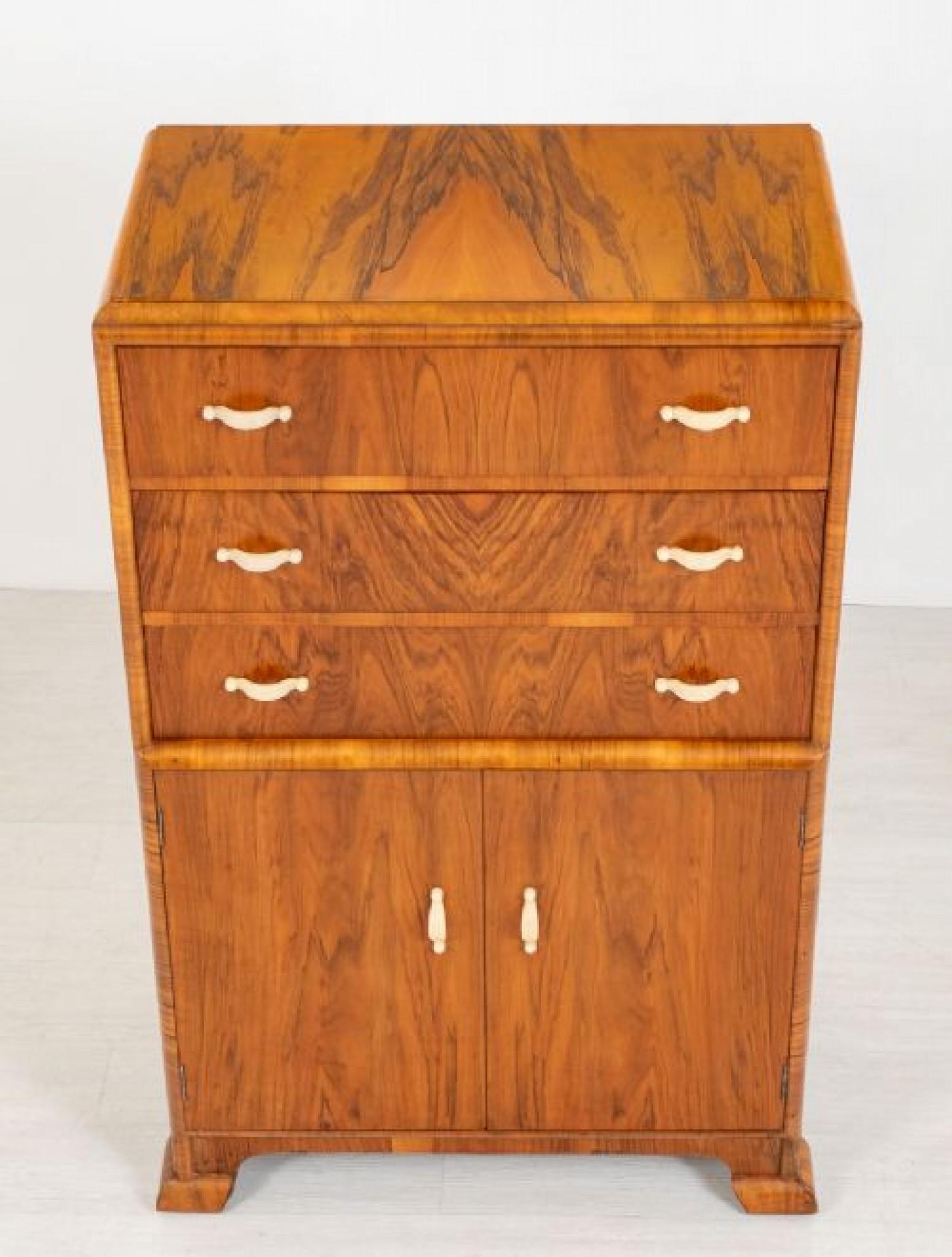 Art Deco Compactum, Vintage-Schrankkommode aus den 1930er Jahren (Mitte des 20. Jahrhunderts) im Angebot