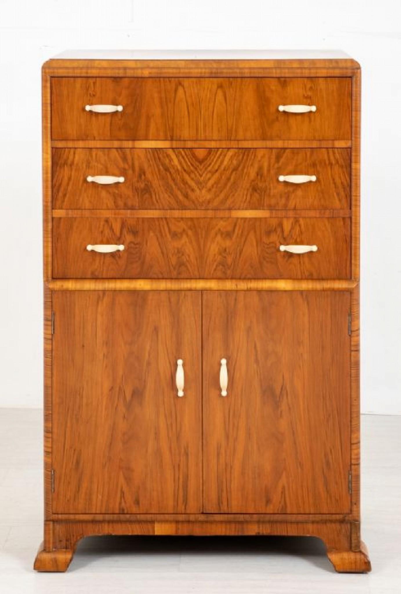 Art Deco Compactum, Vintage-Schrankkommode aus den 1930er Jahren im Angebot 1