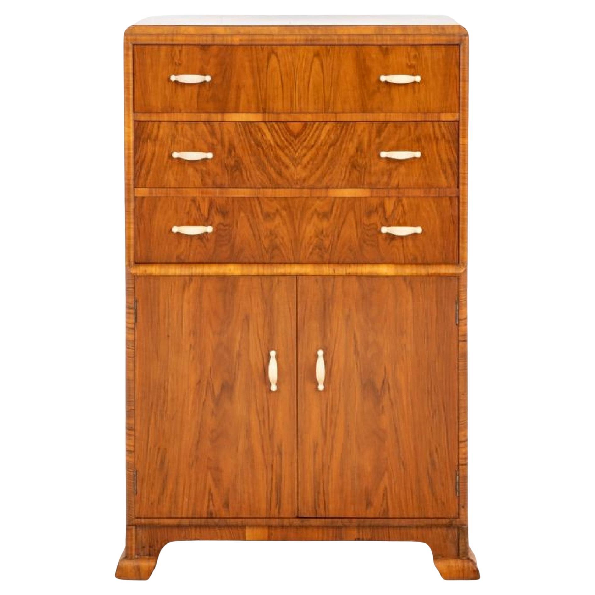 Art Deco Compactum, Vintage 1930s Cabinet Chest