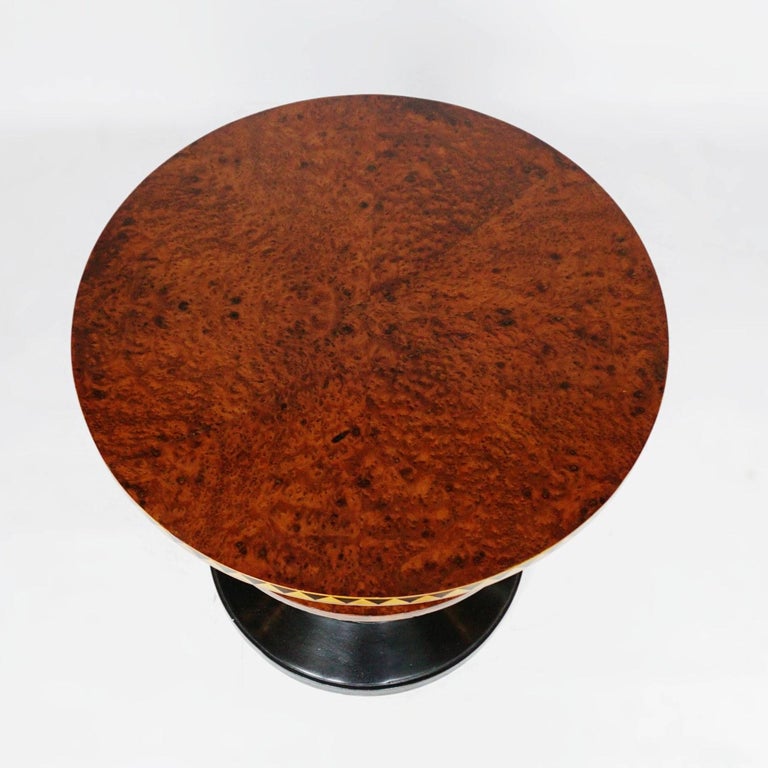 Mid-20th Century Art Deco Conical Shaped Library Table, French, circa 1930 For Sale