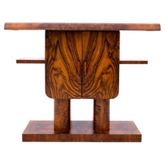 Art Deco console, 1950s, Poland.