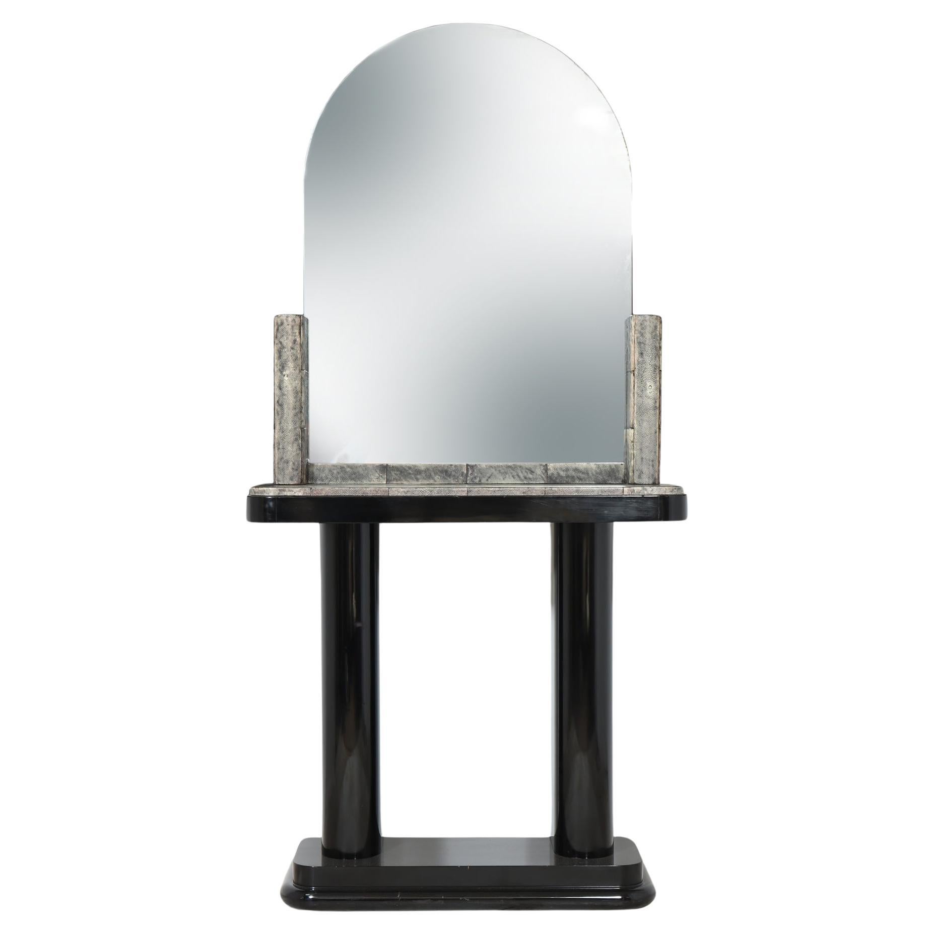 Console e specchio in stile Deco Mirror con Galaushat