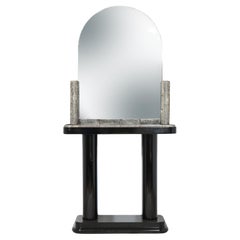Art Deco Console and Mirror with Galaushat