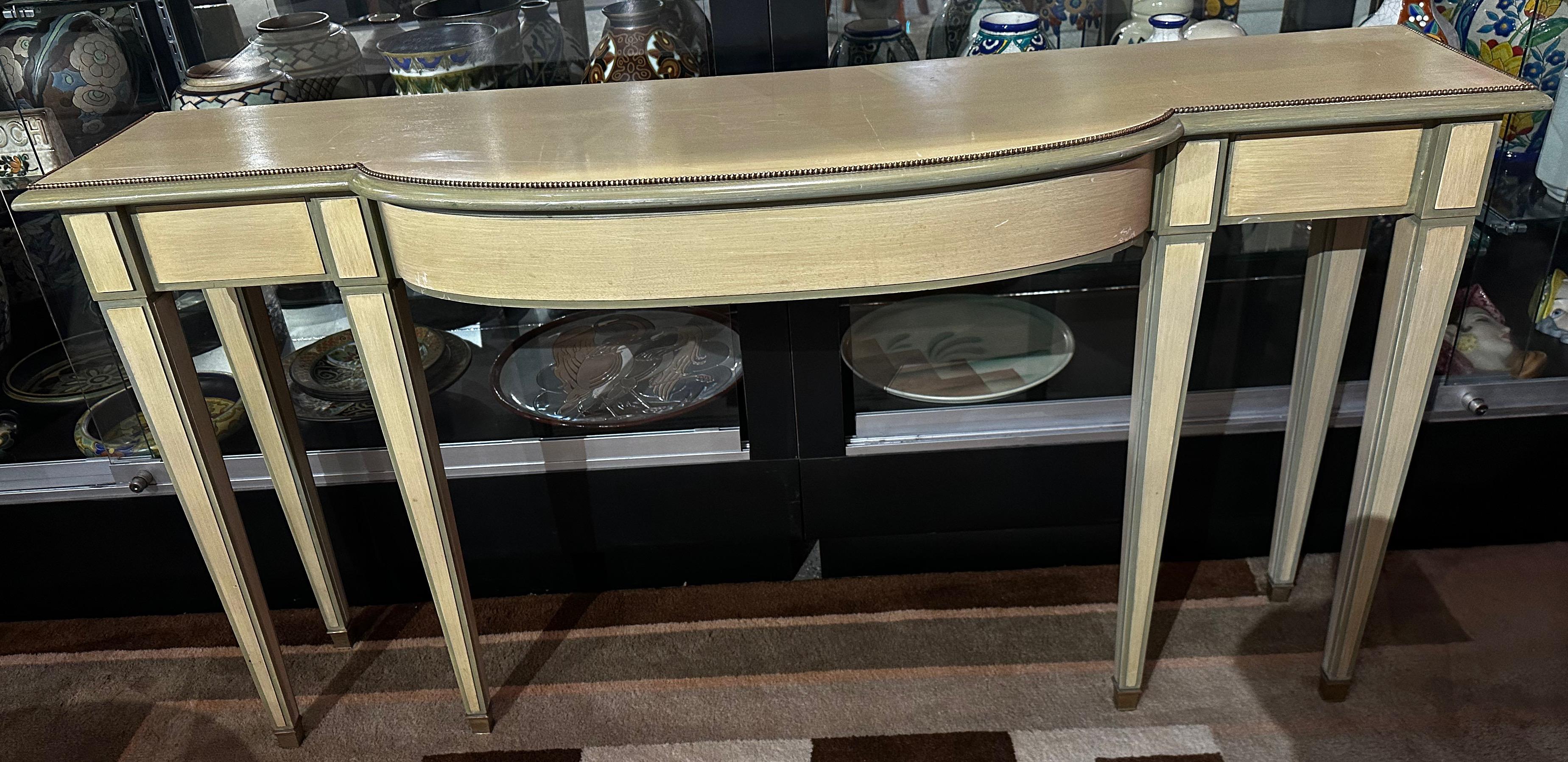 Art Deco Console Entry Table Alvear Palace Hotel Buenos Aires In Good Condition For Sale In Oakland, CA