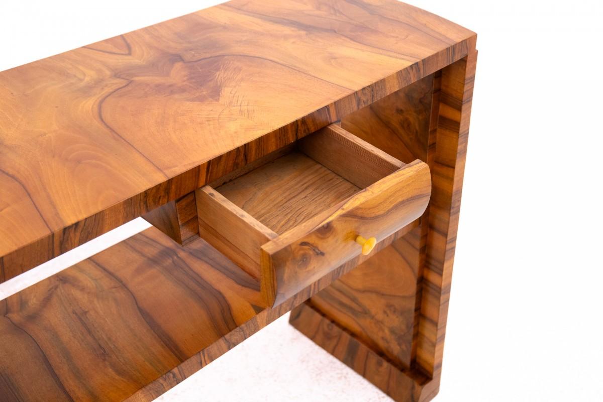 Console Art déco des années 1950, Pologne. Bon état - En vente à Chorzów, PL