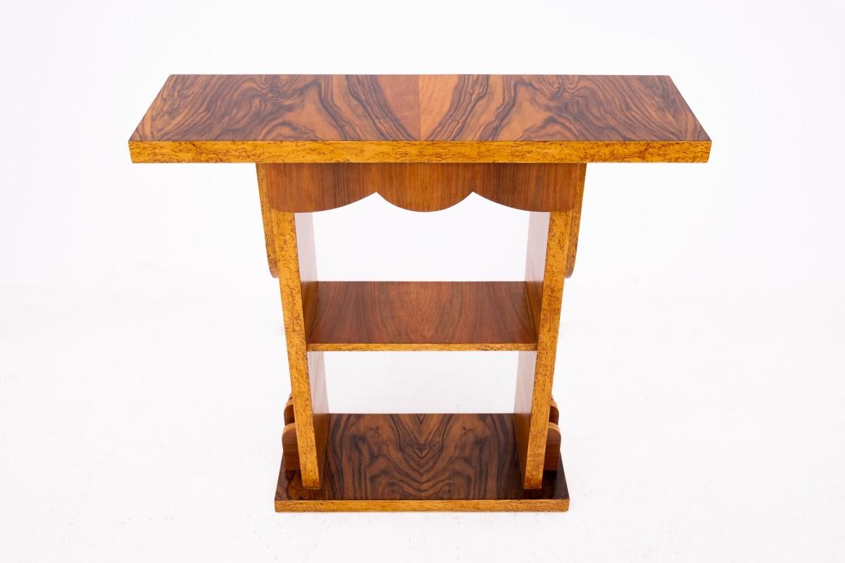 Art Deco console from the 1950s, Poland. For Sale 3