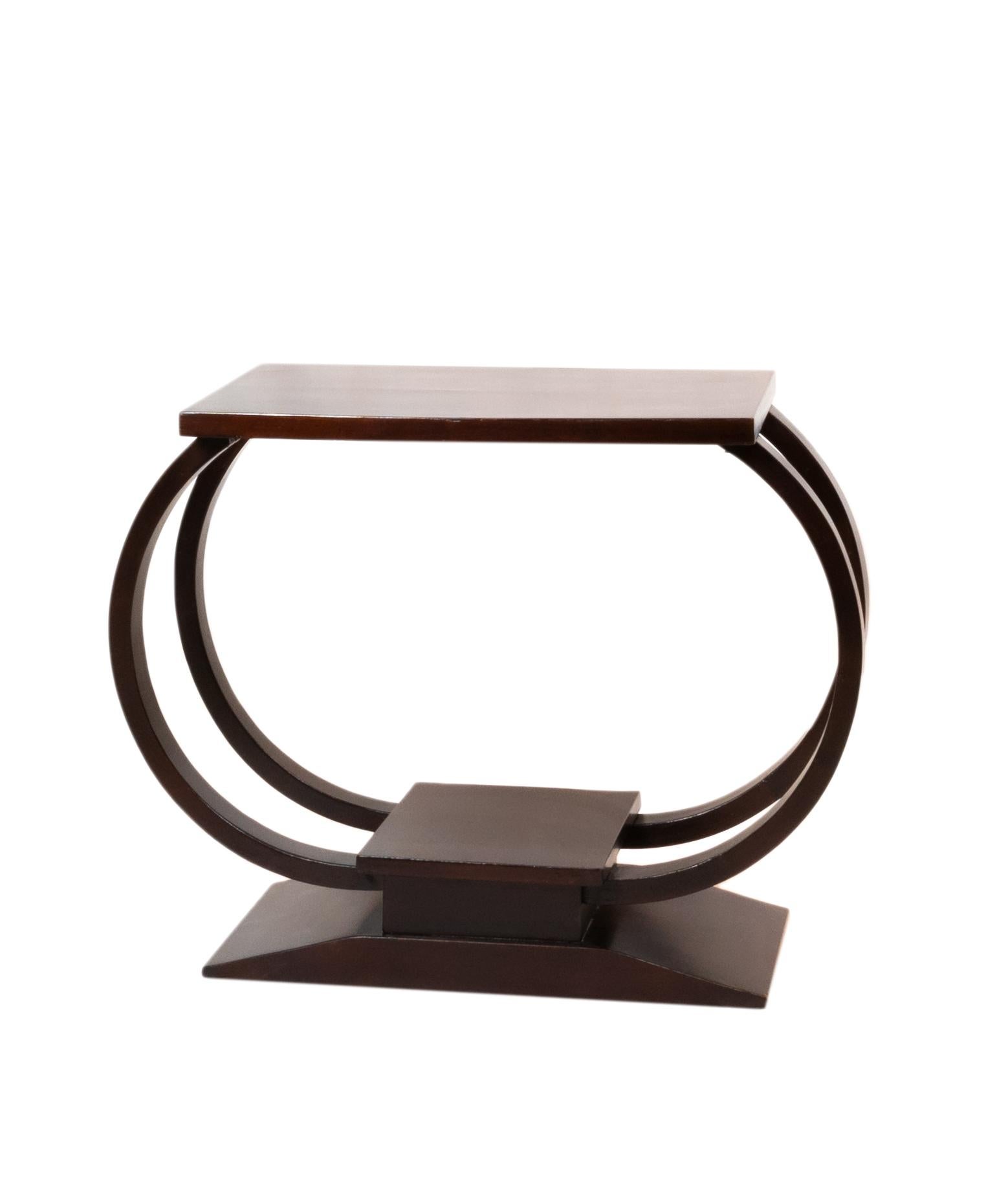 Mesa consola de salón Art Déco, Siglo XX Madera en venta