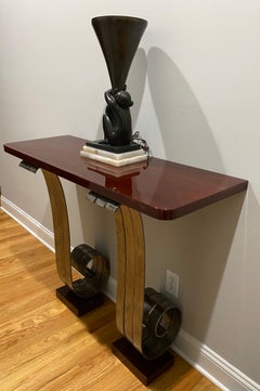 Art Deco Console in the Manner of Raymond Subes