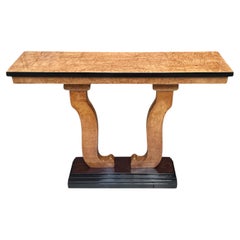 Art Deco Console in Wood, France, year:  1930