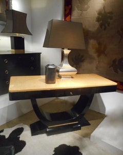 Art Deco Console or Center Table Attributed to Jules Leleu, France, 1930