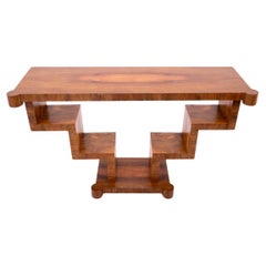 Art Deco console, Poland, 1950s. After renovation.