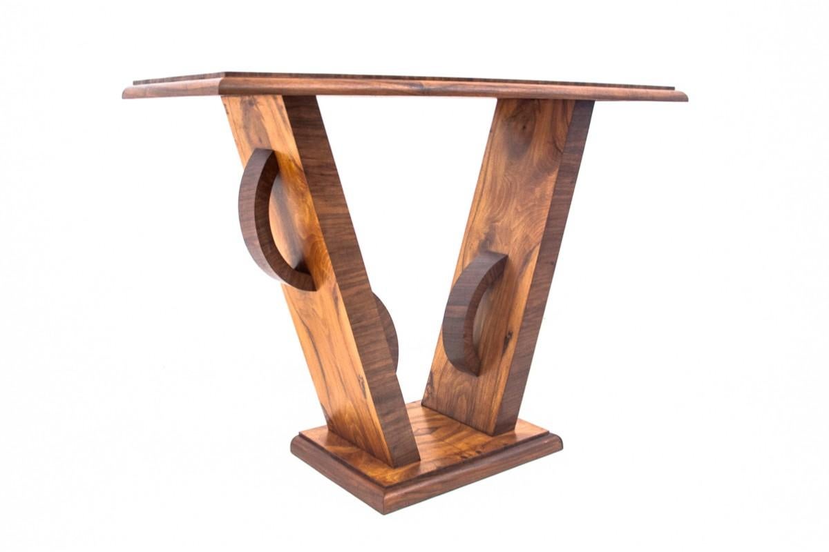 Consola Art Déco, Polonia, años 1950 Polaco en venta