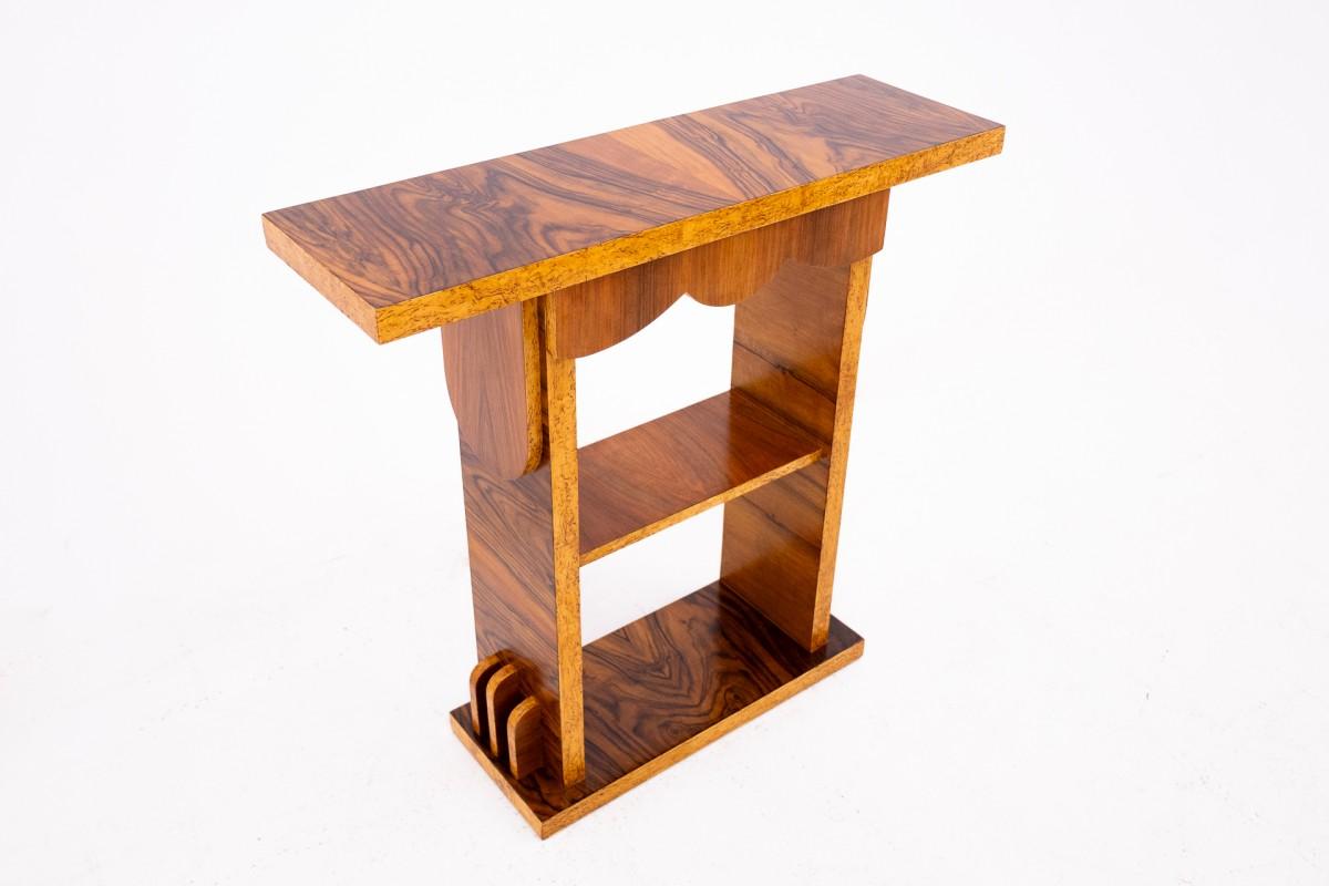 Polish Art Deco console, Poland, mid-20th century. For Sale