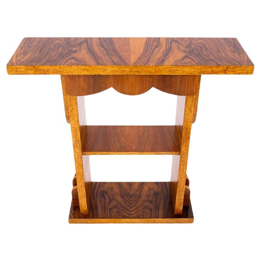 Art Deco console, Poland, mid-20th century. For Sale