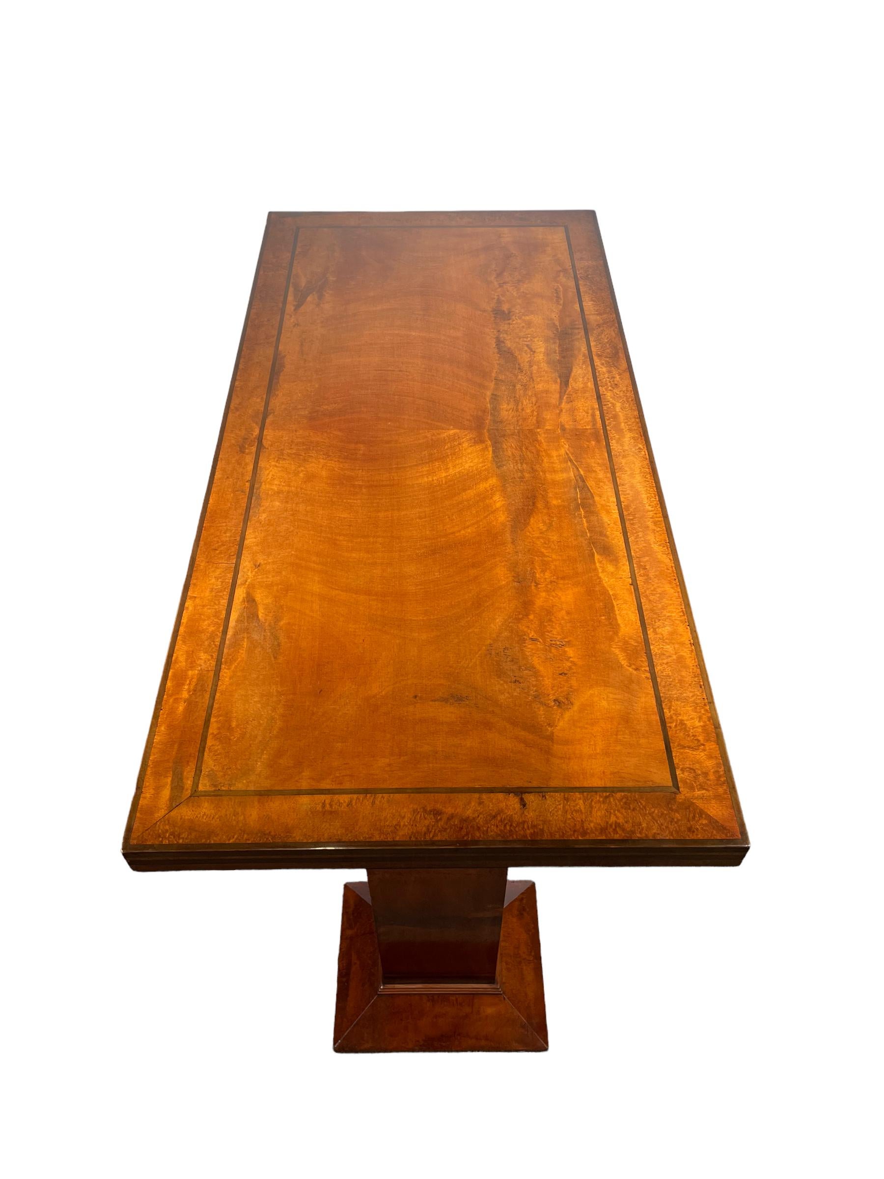 Acajou Table de service Art Déco par Charles A. Richter pour Bath Cabinet Makers en vente