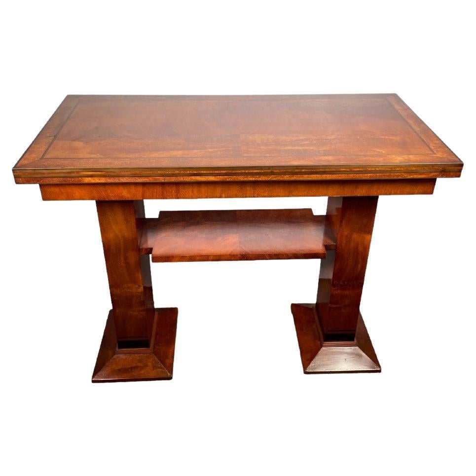 Art Deco Console Serving Table by Charles A. Richter for Bath Cabinet Makers For Sale