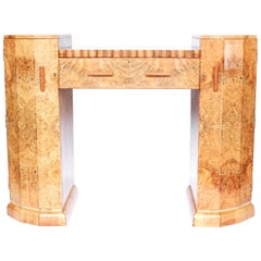 Art Deco Console Sideboard by Hille Burr Walnut Veneer London England Circa 1930