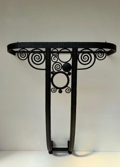 Console Art Deco con timbro Fag