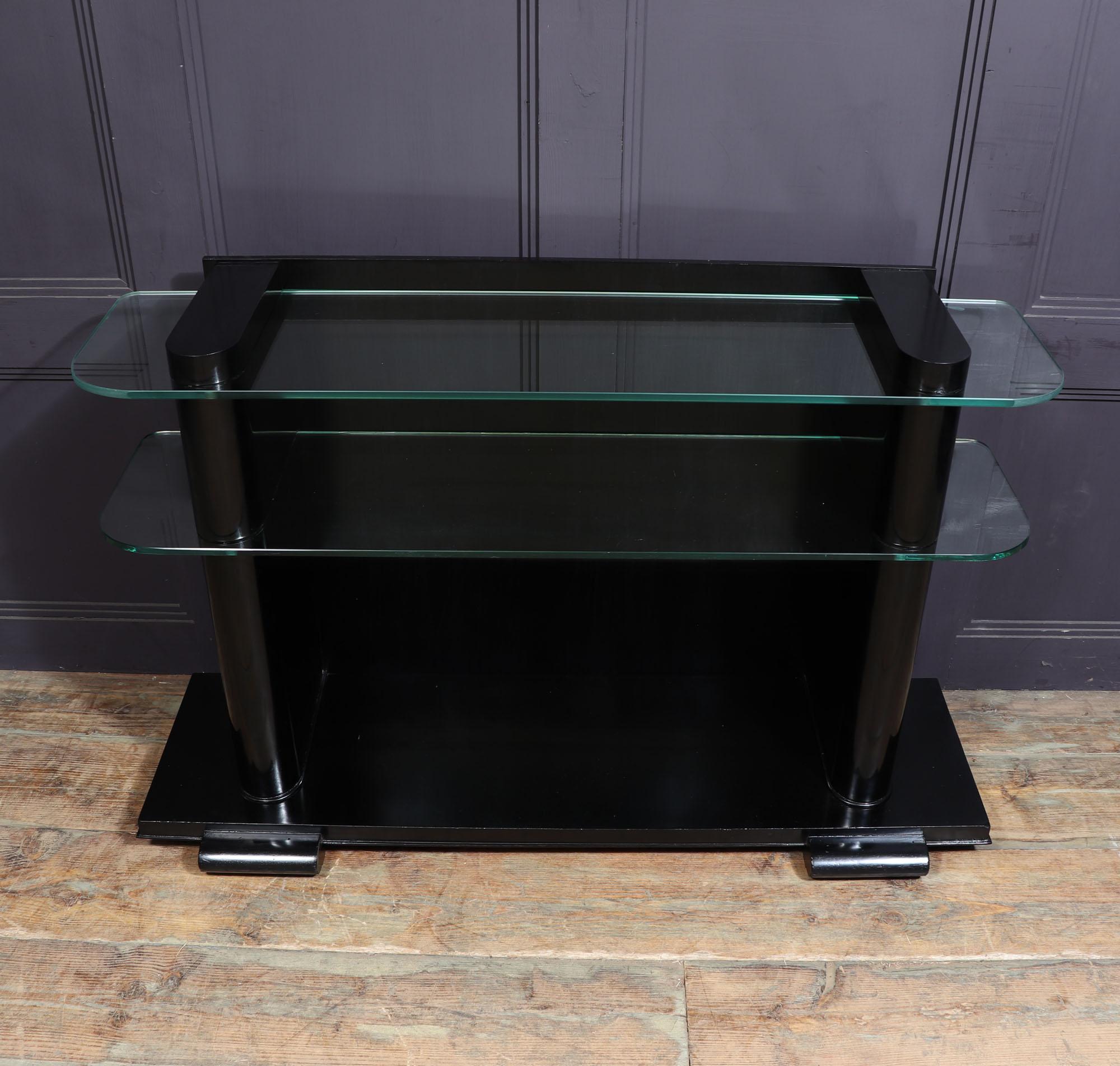 Early 20th Century Art Deco Console Table by De Coene Frères