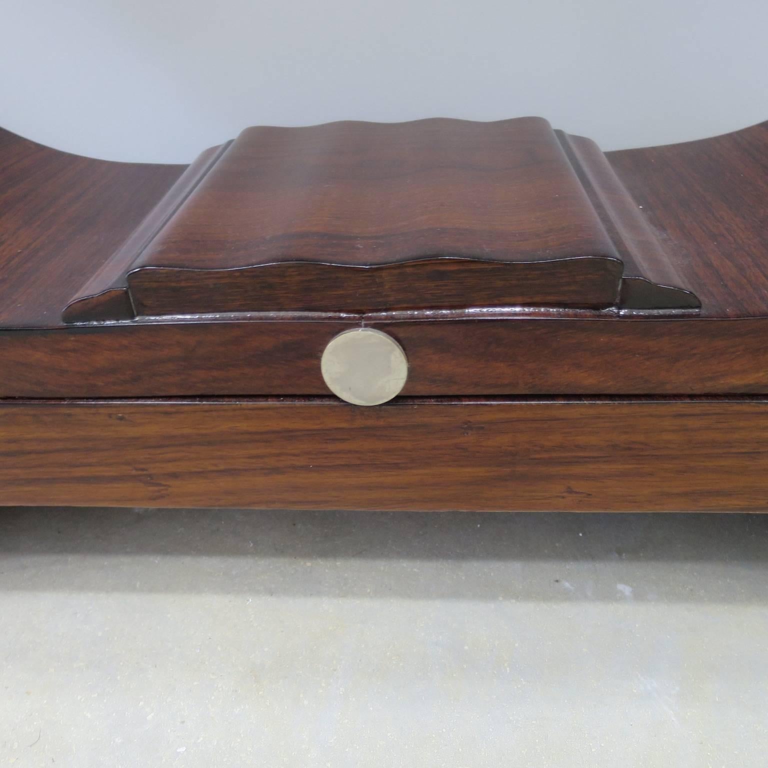 Art Deco Console Table in Mahogany 3