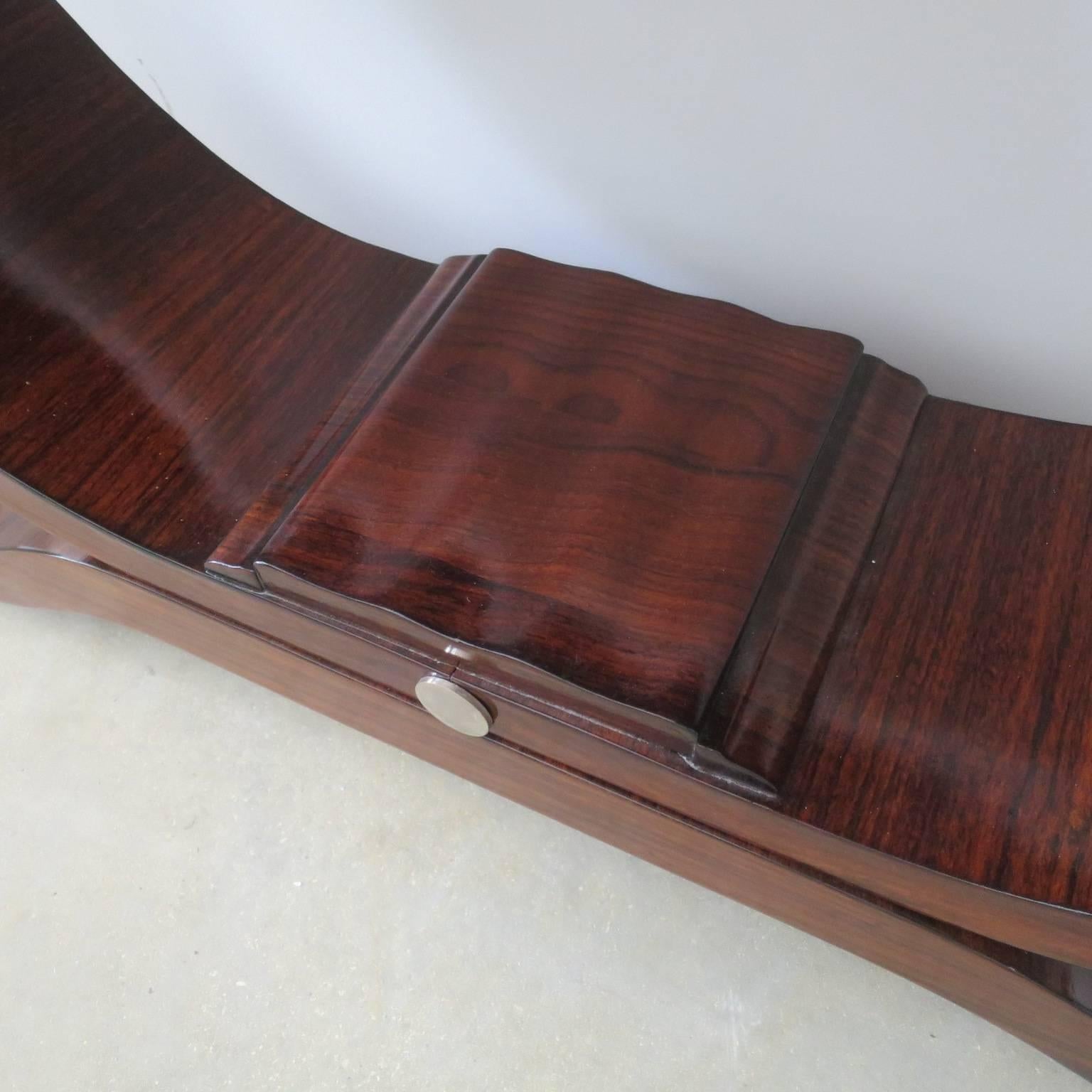 Art Deco Console Table in Mahogany 4