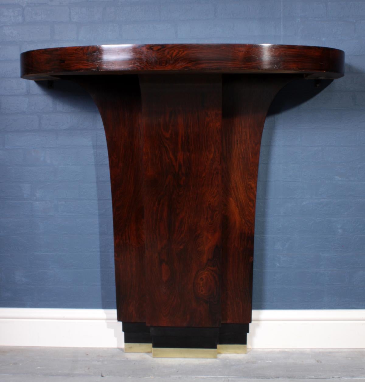 Art Deco Console Table in Rosewood 2