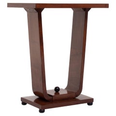 Art Deco Console Table in Walnut