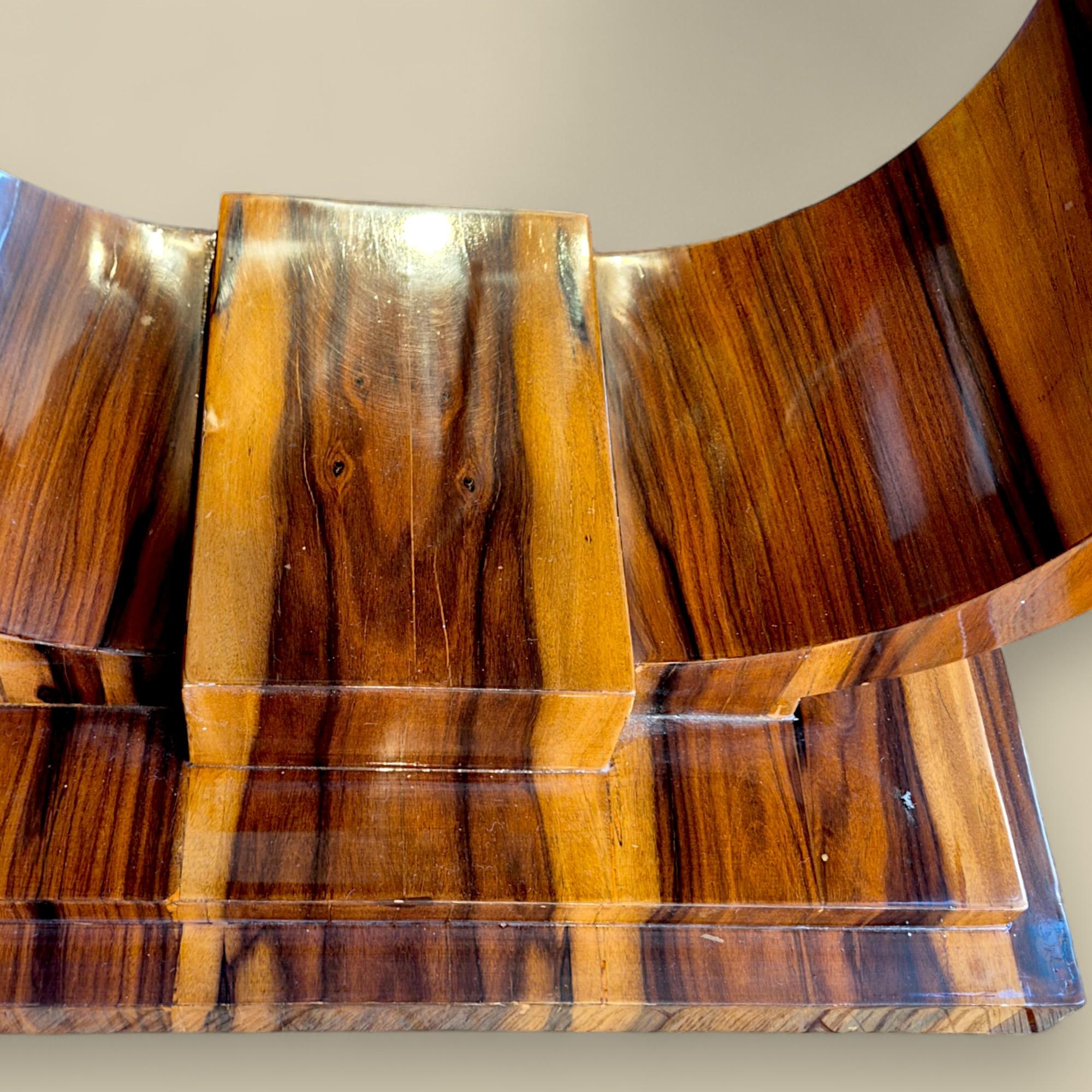 Art Deco Console Table in wood, France, 20th Century For Sale 3