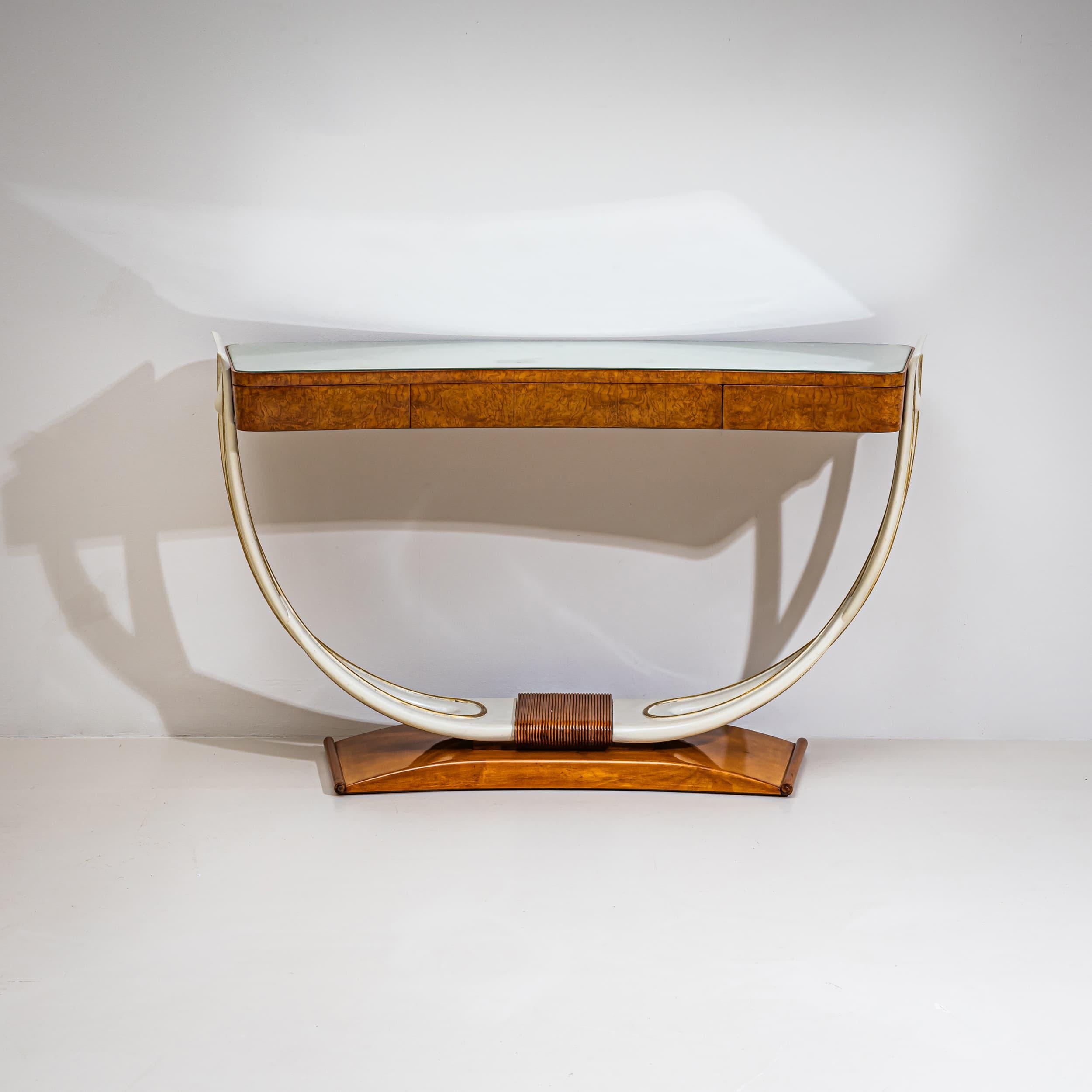 Italian Art Deco Console Table, Italy For Sale