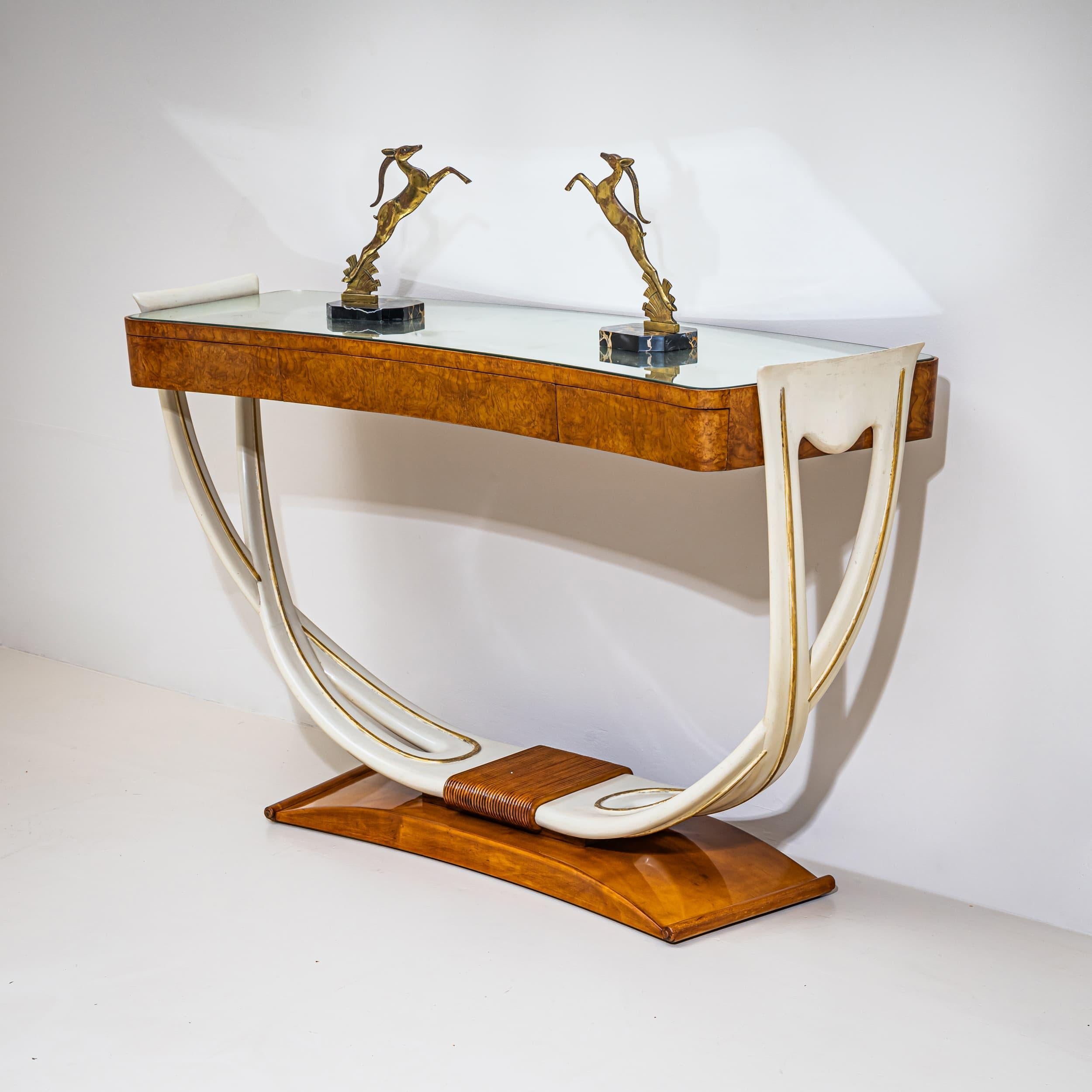 20th Century Art Deco Console Table, Italy For Sale
