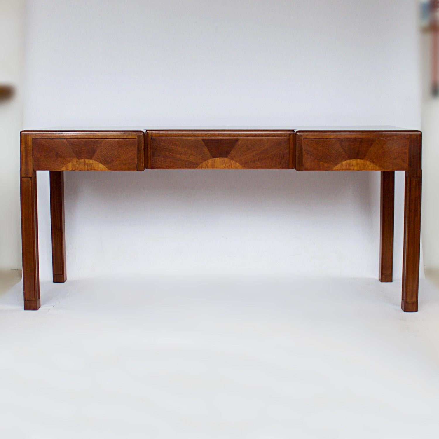 English Art Deco Console Table/Sideboard by Betty Joel Signed and Dated 1929