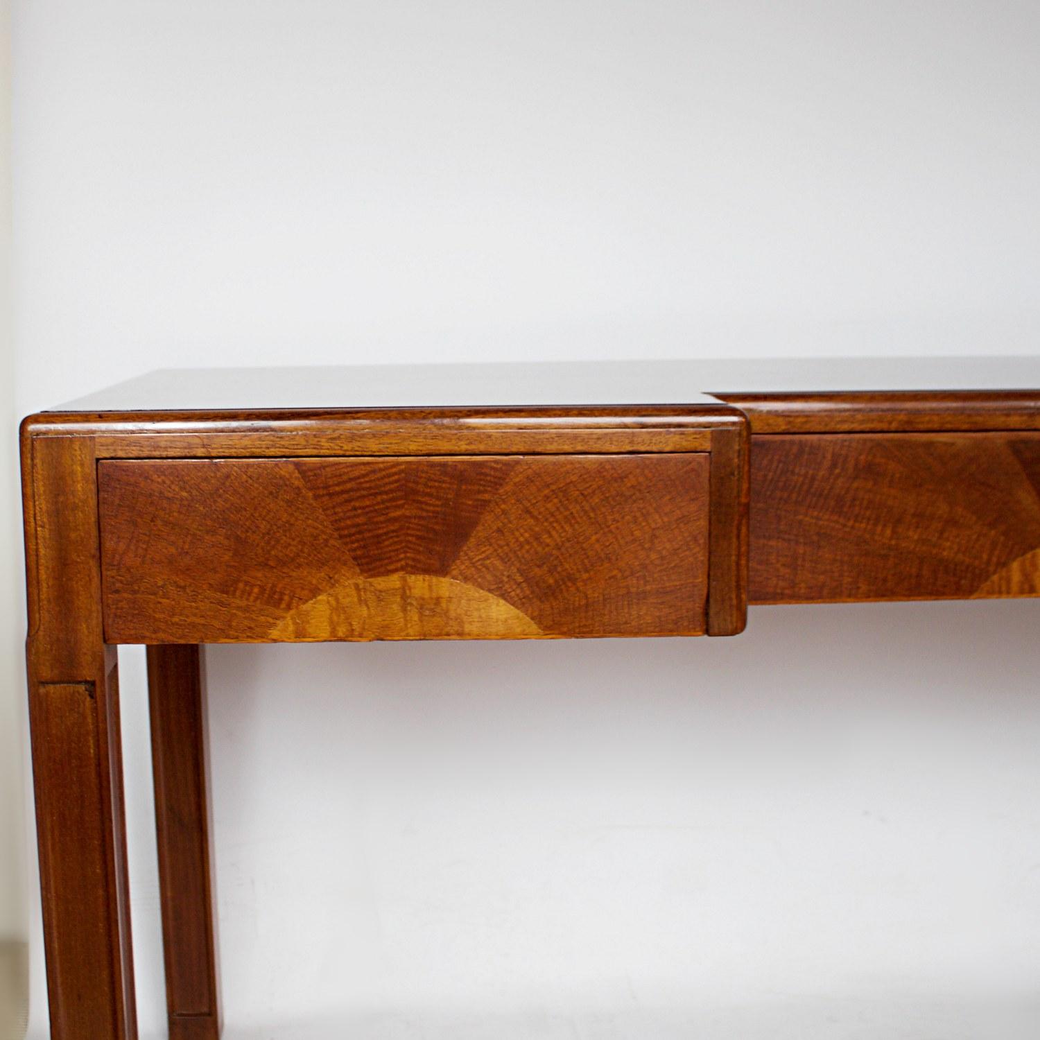 Mahogany Art Deco Console Table/Sideboard by Betty Joel Signed and Dated 1929