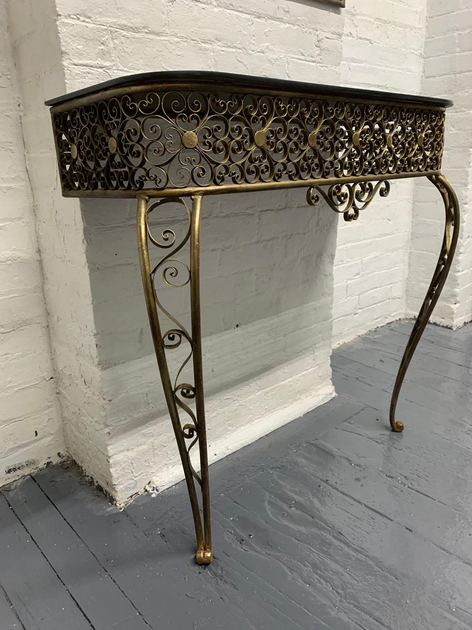 matching mirror and console table