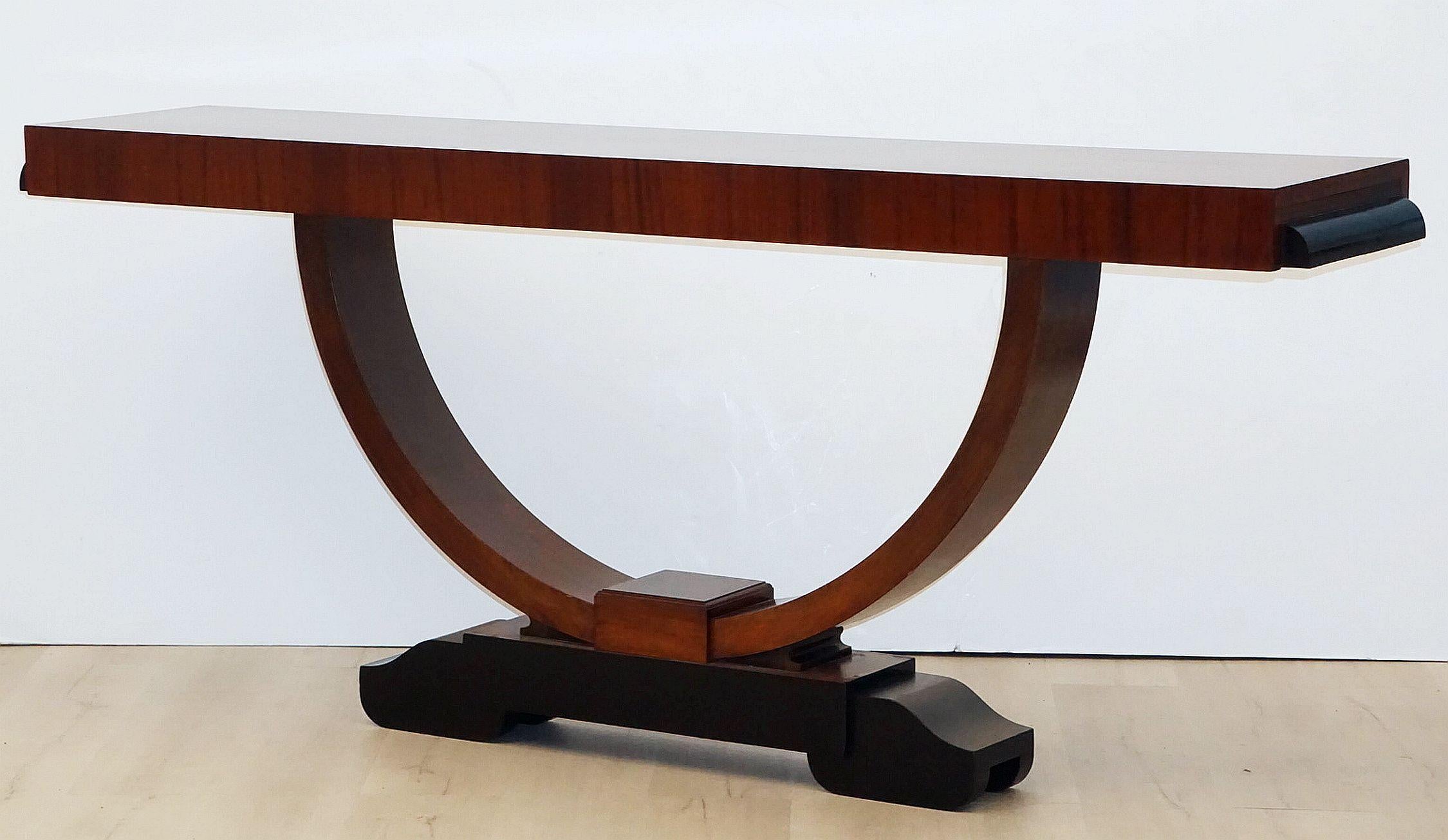 art deco hall table