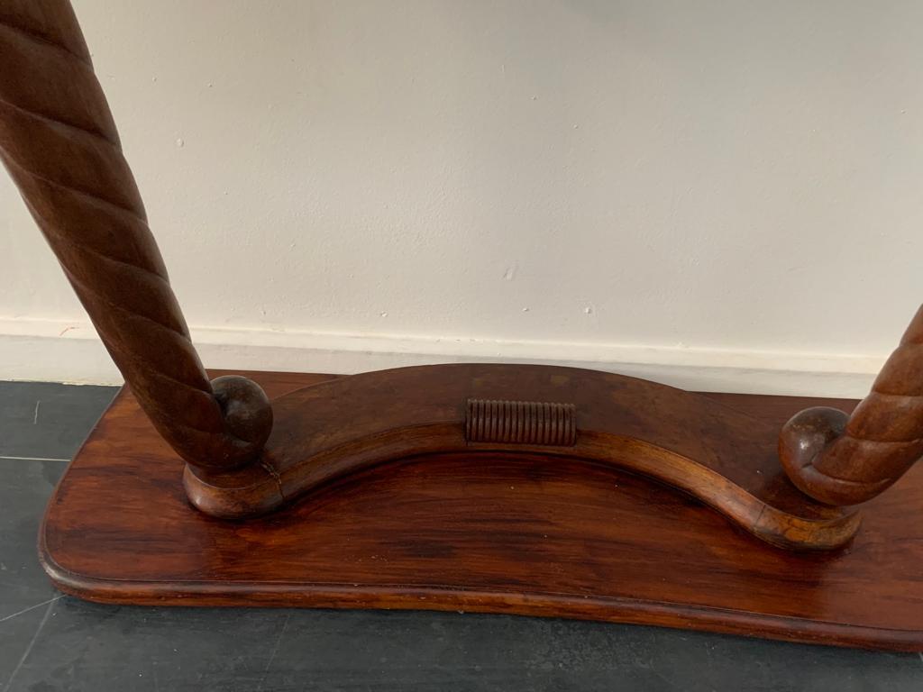 Art Dèco Console with Conucopia -Shaped Pilasters, 1930s, Set of 2 For Sale 6