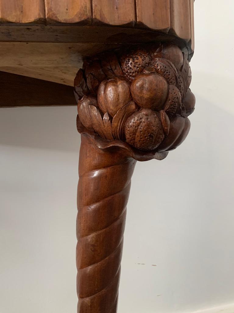 Art Dèco Console with Conucopia -Shaped Pilasters, 1930s, Set of 2 For Sale 7