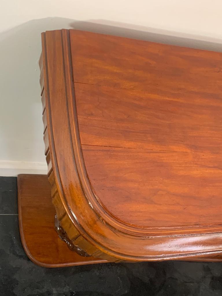 Art Dèco Console with Conucopia -Shaped Pilasters, 1930s, Set of 2 For Sale 1