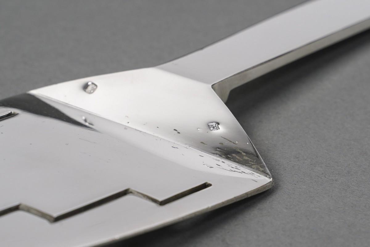 Art deco construtivist fish service cutlery circa 1930 3
