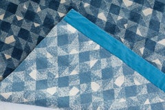 Art Deco Contemporary Geometric Beige Silk Carpet "Rhombus" by Doris Leslie Blau
