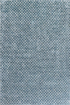 Art Deco Contemporary Geometric Beige Silk Carpet "Rhombus" by Doris Leslie Blau
