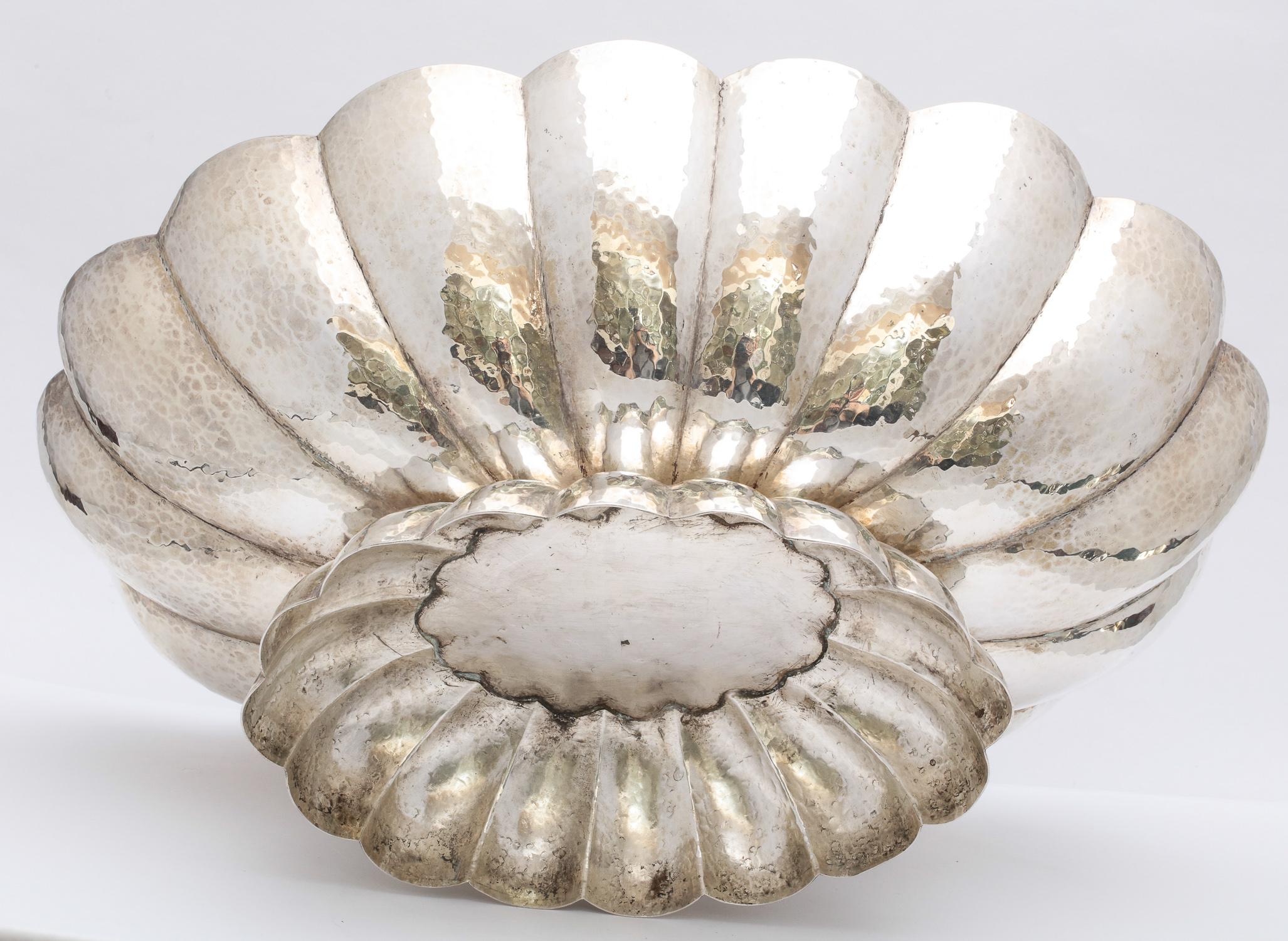 Art Deco Continental Silver '.800' Centerpiece Bowl by Bruder Frank 5