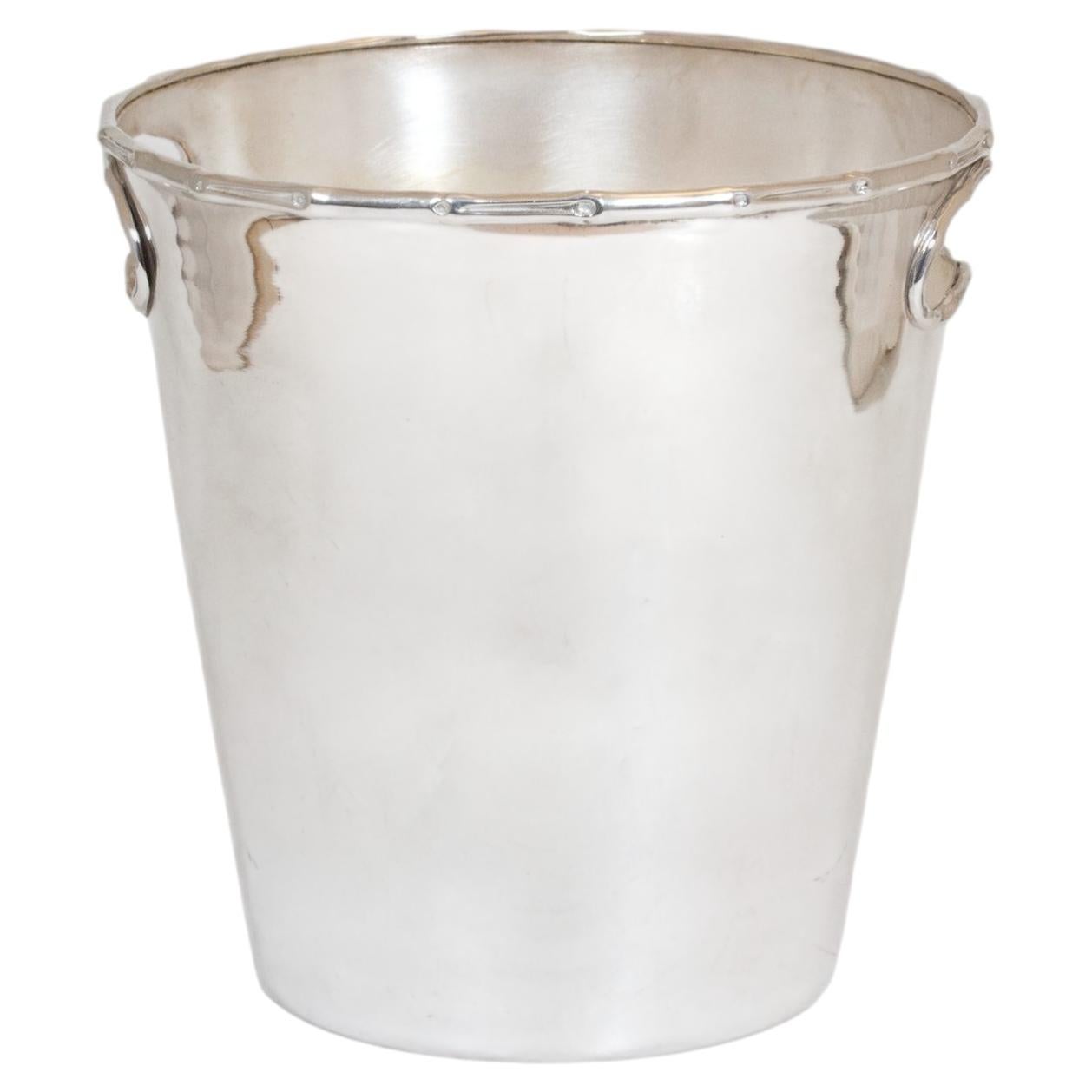 Art Deco Continental Silver Plate Champagne Ice Bucket