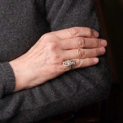 Art Deco Contrarié Ring