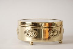 Art Deco Cookies Bowl with Glass Vienna Around 1920s