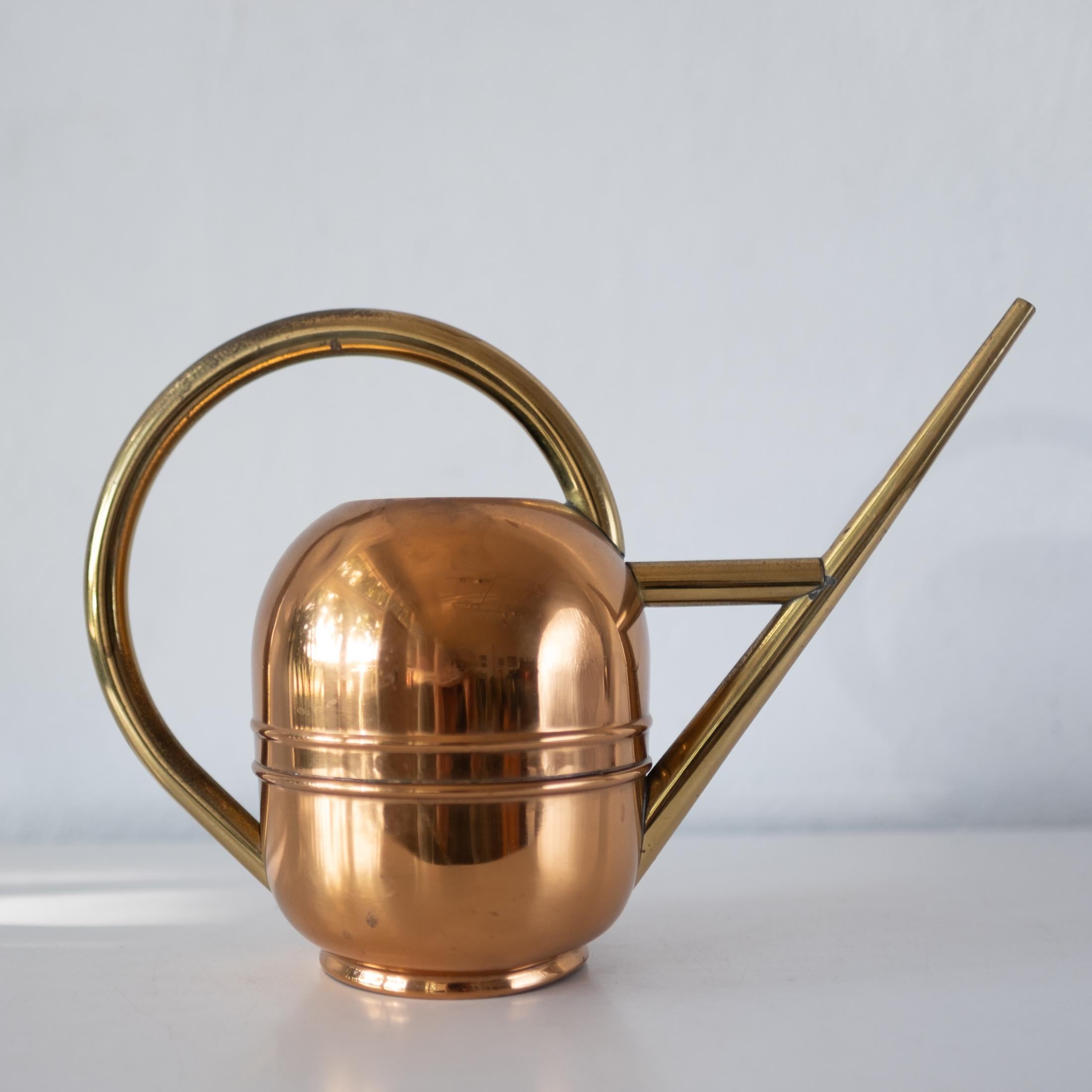 Art Deco Copper and Brass Watering Can by Chase 6