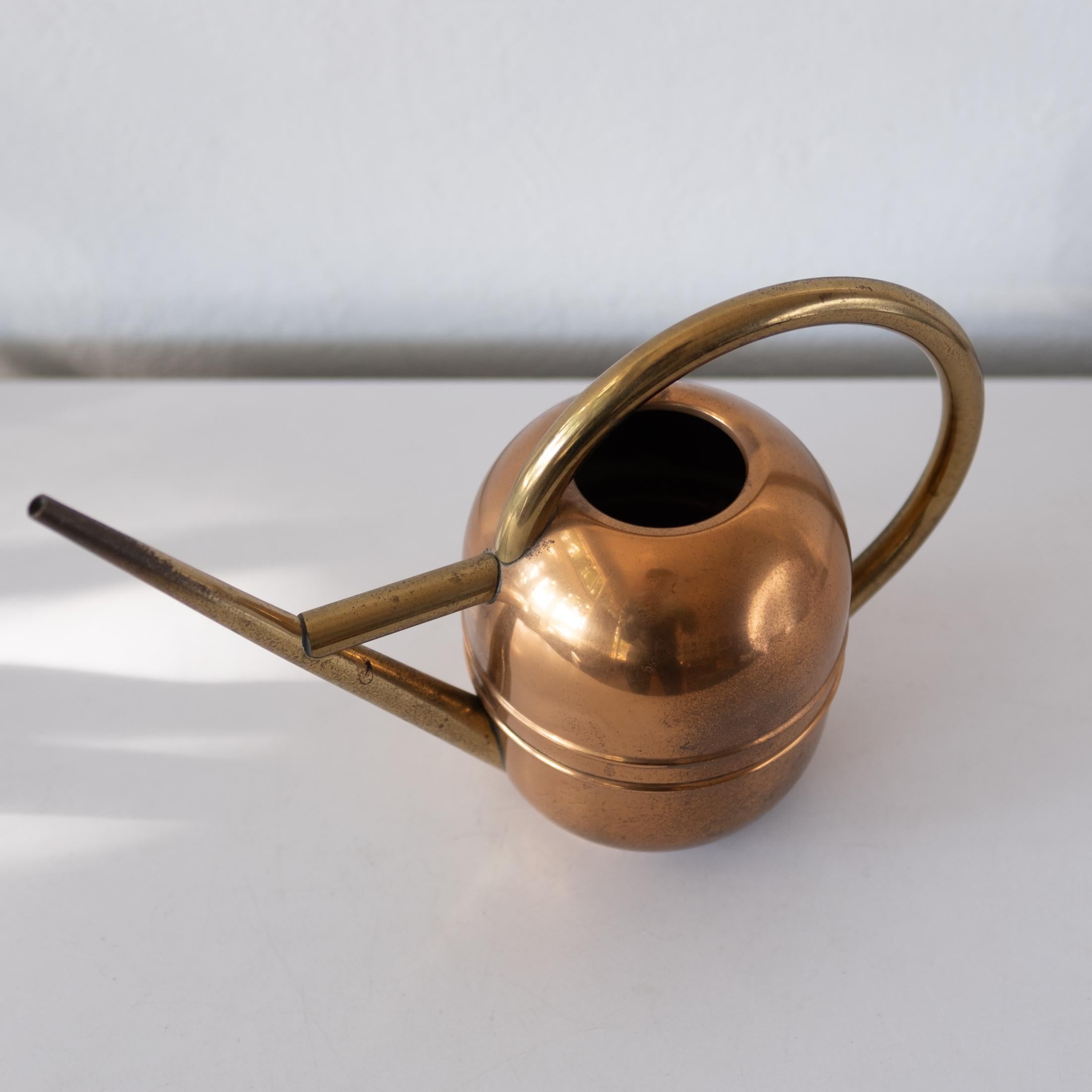 Art Deco Copper and Brass Watering Can by Chase 1