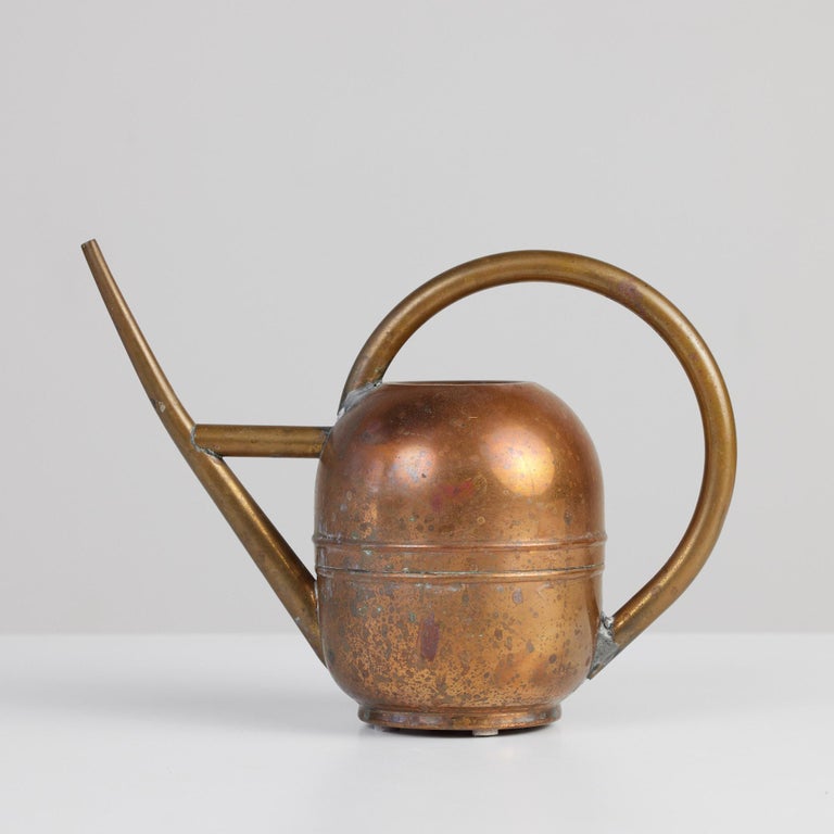 Art Deco Copper and Brass Watering Can by Chase at 1stDibs