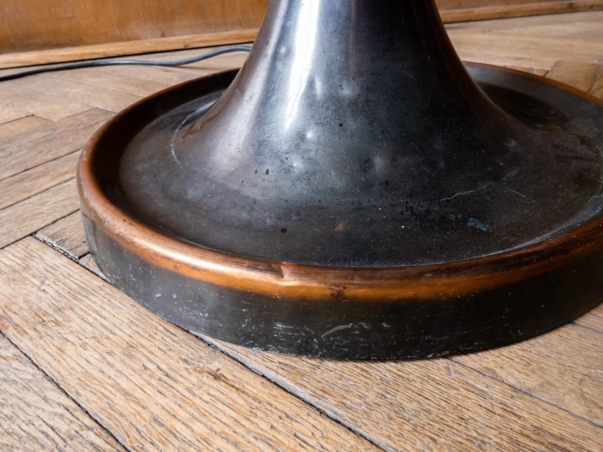 Art Deco Copper Brown Floor Lamp by Pietro Chiesa, Italy, 1950s 4